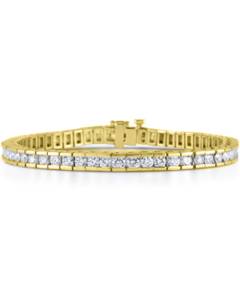 1.25ct VS/F-G Natural Diamond Tennis Bracelet