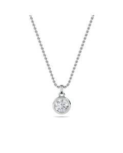0.10 SI/G-H Classic Round Diamond Solitaire Pendant