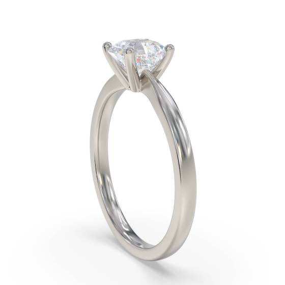 Asscher Diamond Engagement Ring