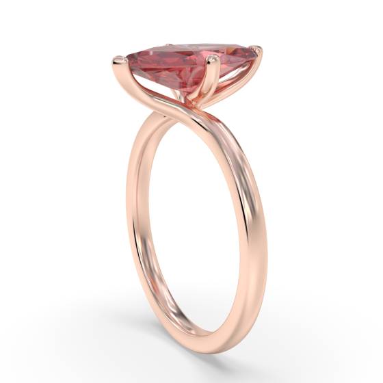 Classic Marquise Ruby Solitaire Ring