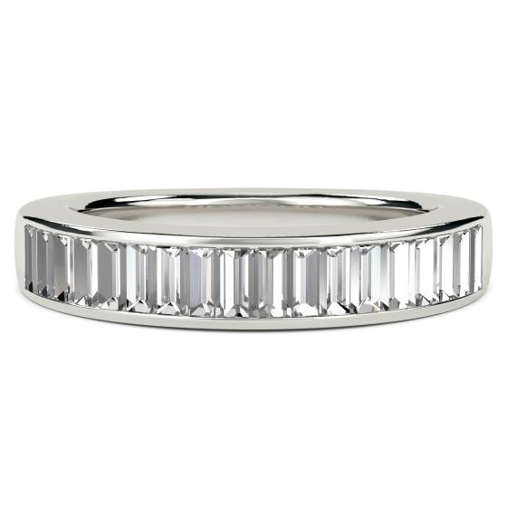 1.00ct VS/E-F Elegant Baguette Natural Diamond Eternity Ring