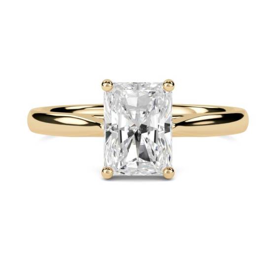 1.60ct IF/D Radiant Cut Labgrown Solitaire Ring