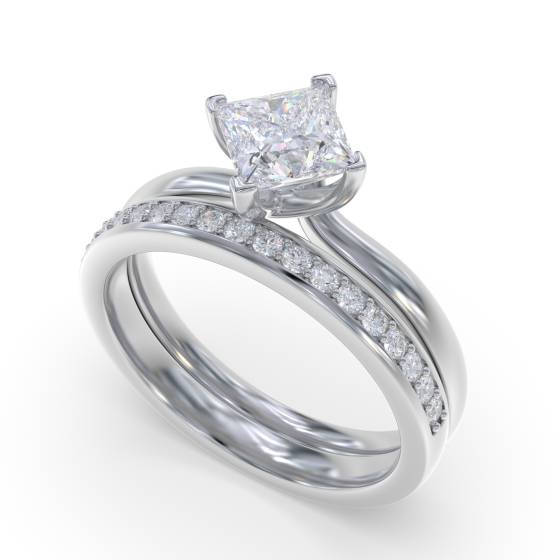 Princess Diamond Engagement Ring