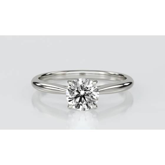 1.02ct VVS2/E Round Diamond Solitaire Ring
