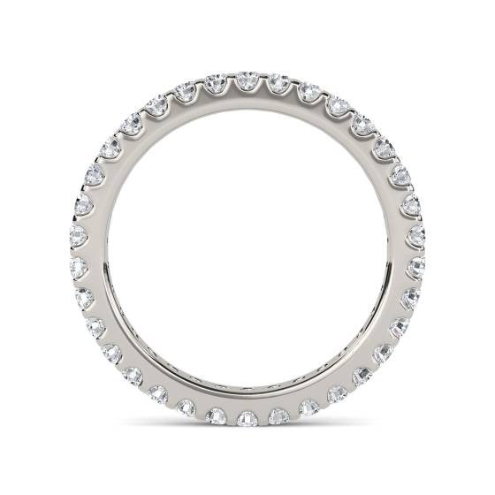 1.00ct SI/F-G Elegant Round Natural Diamond Full Eternity Ring