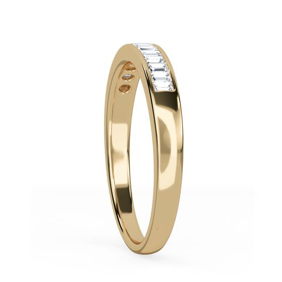 0.27ct VS/E-F Baguette Natural Diamond Eternity Ring