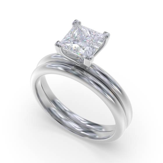 Princess Diamond Engagement Ring