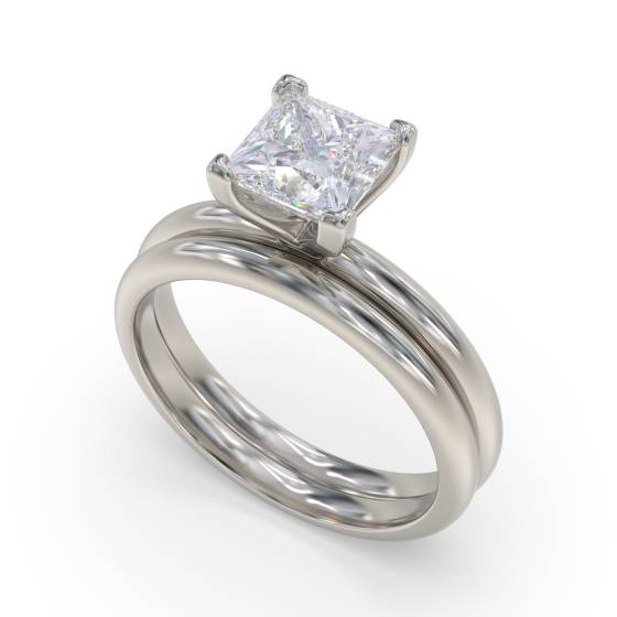 Princess Diamond Engagement Ring