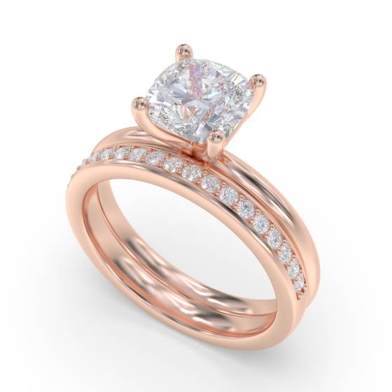 Cushion Diamond Engagement Ring