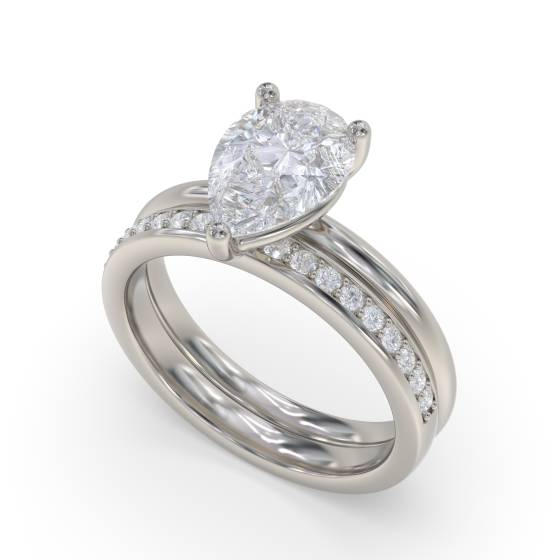 Pear Diamond Engagement Ring