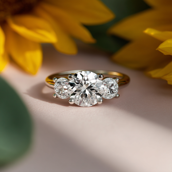 Oval & Round Trilogy Ring