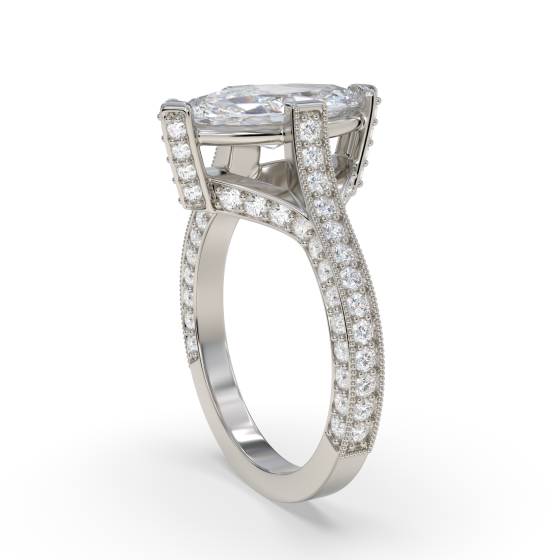 Marquise Diamond Designer Vintage Ring