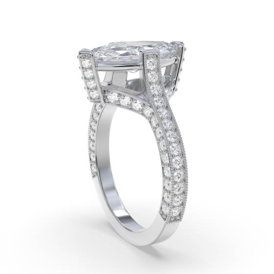 Marquise Diamond Designer Vintage Ring