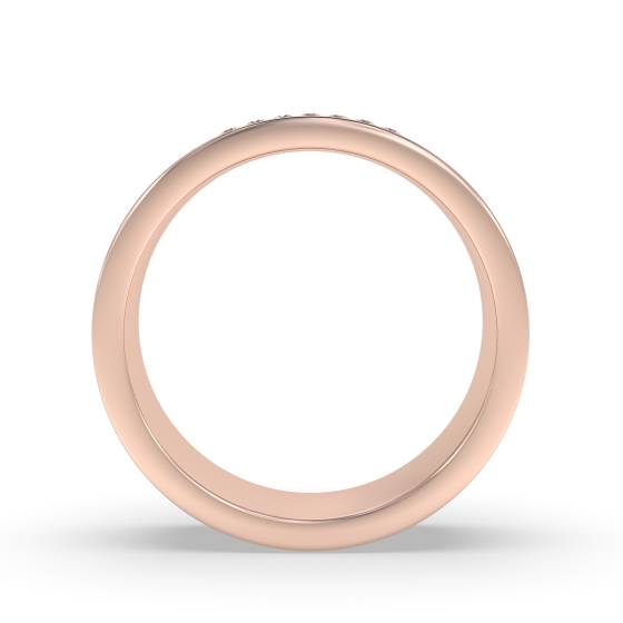 7mm Round Diamond Wedding Ring