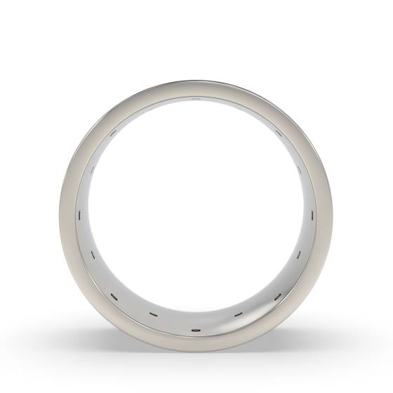 10mm Round Diamond Wedding Ring