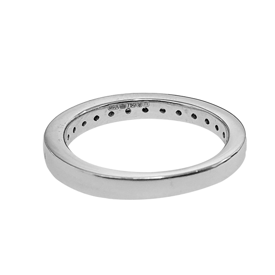 0.25ct VS/F-G Round and Baguette Natural Diamond Half Channel Eternity Ring