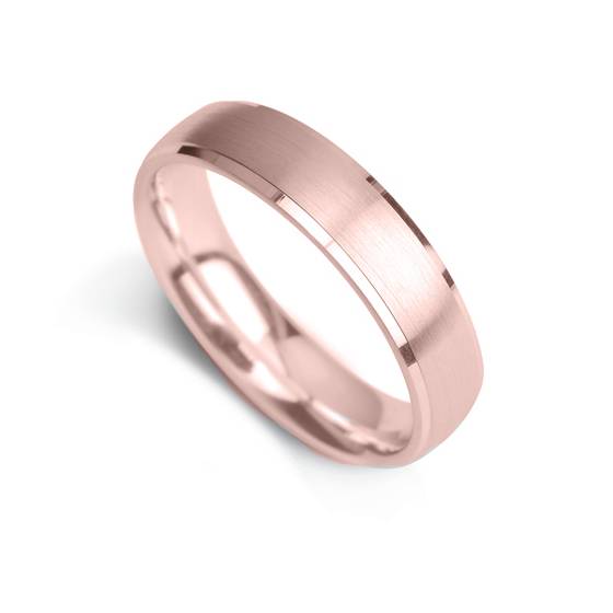 5mm Court Shape Satin Centre With Step Cut Edges