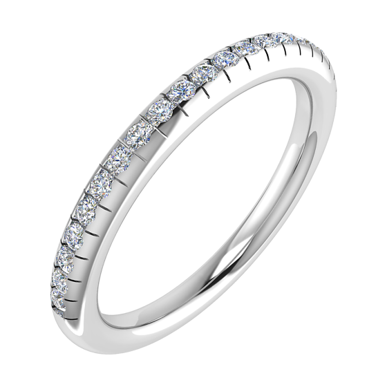 50% Diamond Set Eternity Ring