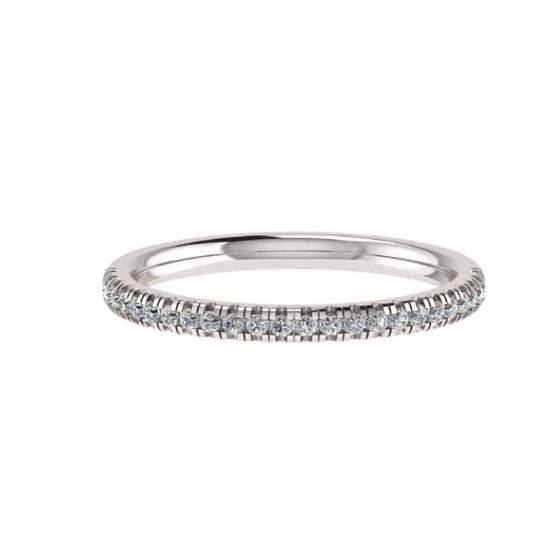 0.20ct VS2/E-F Round Cut Natural Diamond Diamond Wedding Ring