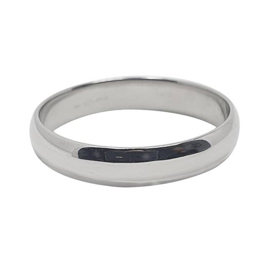 DHD04 D Shape Wedding Ring - Lightweight, 4mm width