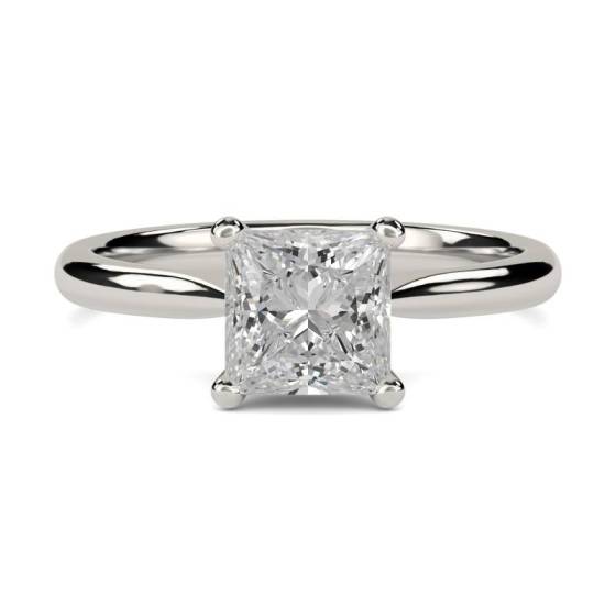 GIA Certified 0.40ct VS1/E Princess Diamond Engagement Ring