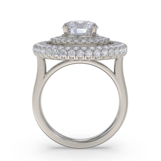 Round Diamond Designer Ring