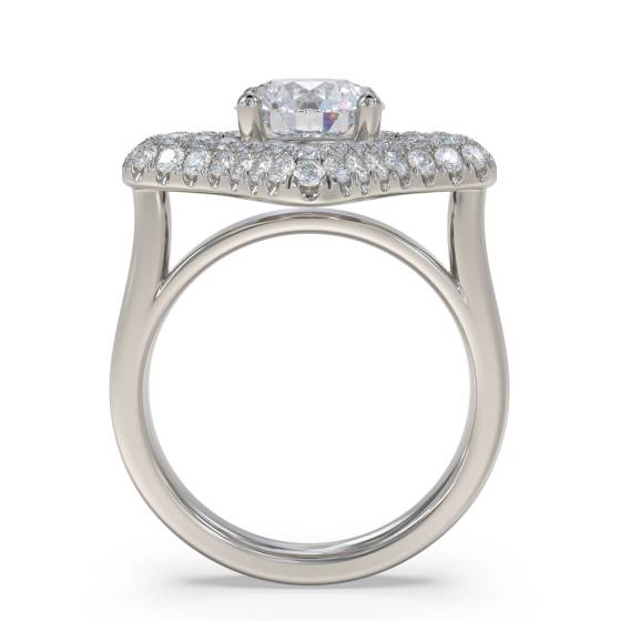 Round Diamond Designer Ring
