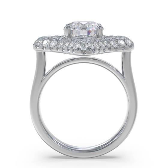 Round Diamond Designer Ring