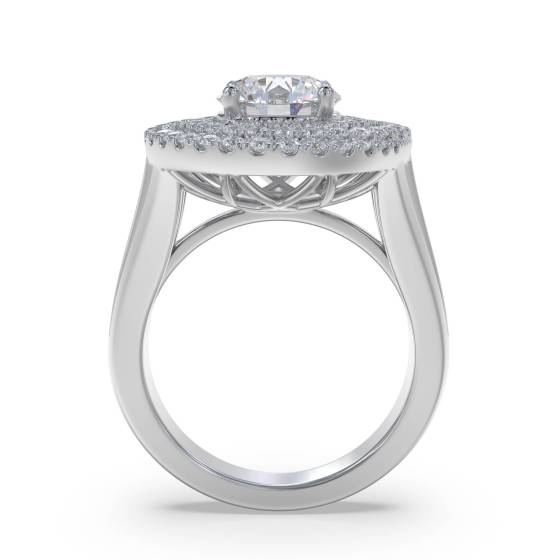 Round Diamond Designer Ring