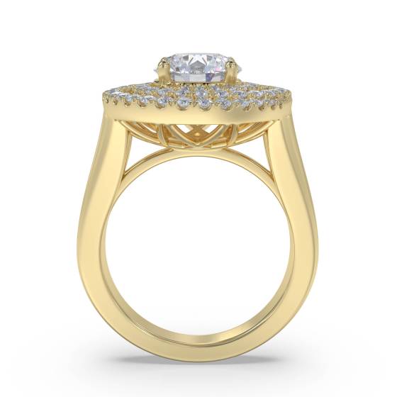 Round Diamond Designer Ring