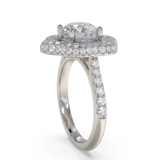 Round Diamond Designer Ring