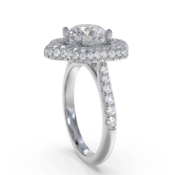 Round Diamond Designer Ring