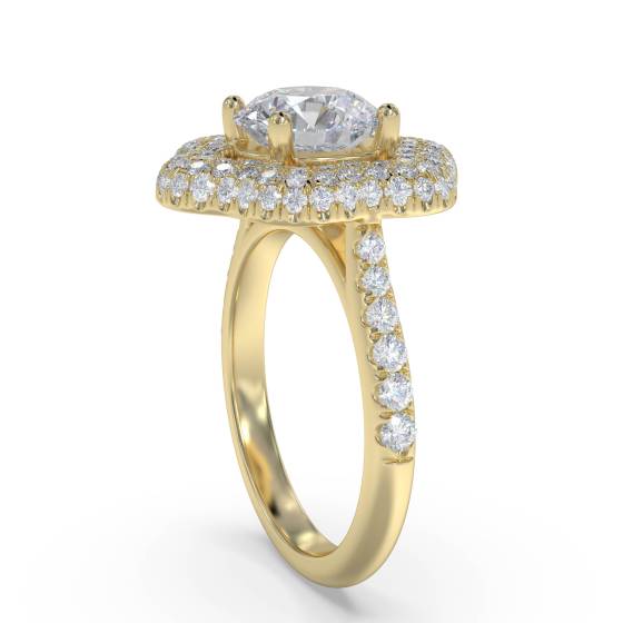 Round Diamond Designer Ring