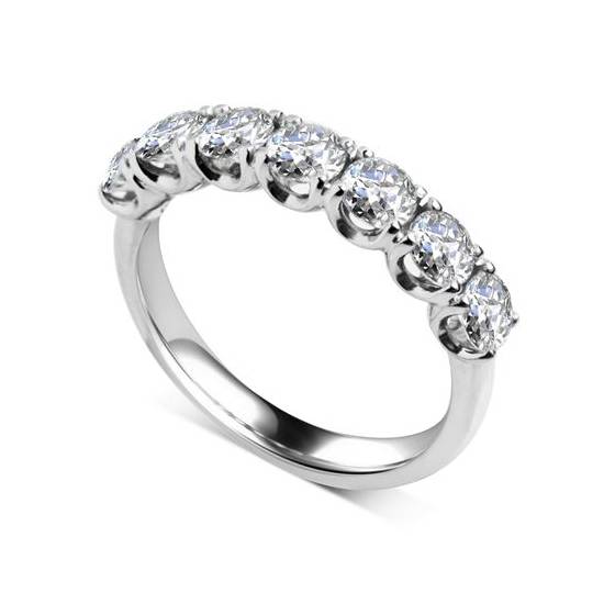 1.05ct VS/E-F Natural Diamond Eternity Ring