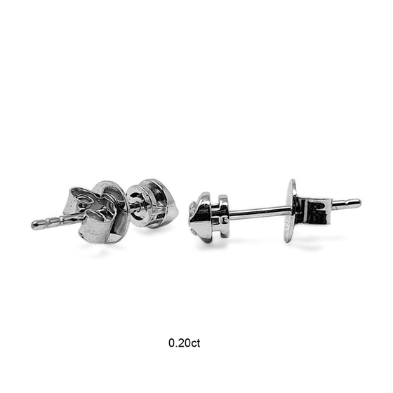 0.70ct VS/FG Round Natural Diamond Stud Earrings
