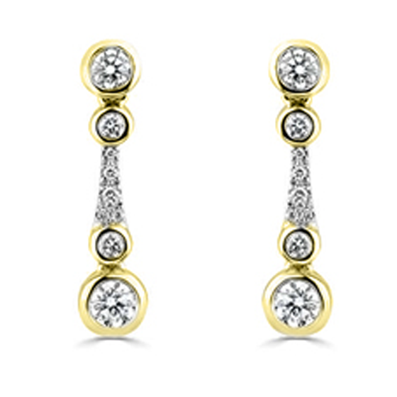 0.75ct Small Icicle Drop Earrings