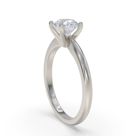 1.72ct I1/F Round Natural Diamond Solitaire Ring