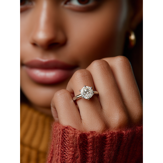 Round Diamond Engagement Ring