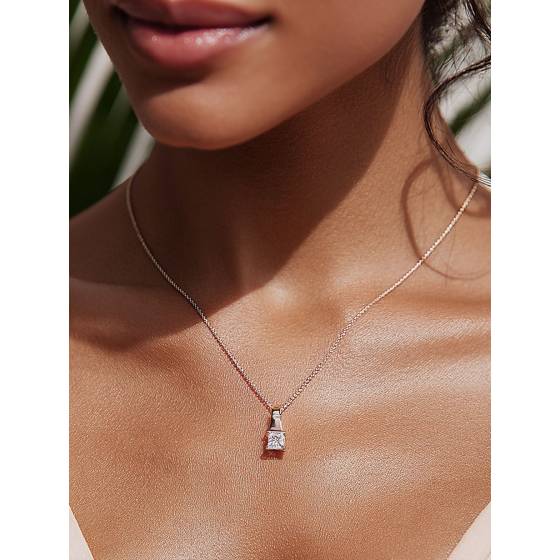 Princess Diamond Pendant