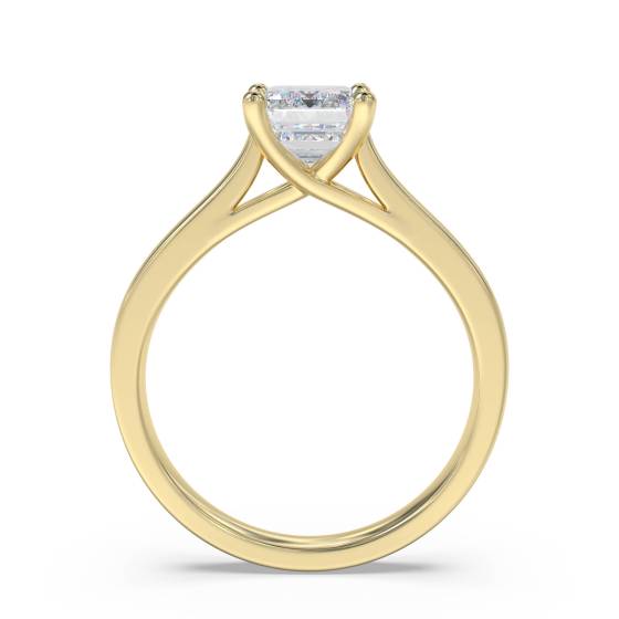 Emerald Diamond Engagement Ring