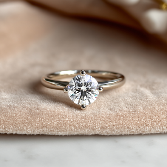 Round Diamond Engagement Ring