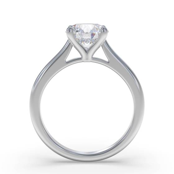 Classic Round Diamond Engagement Ring