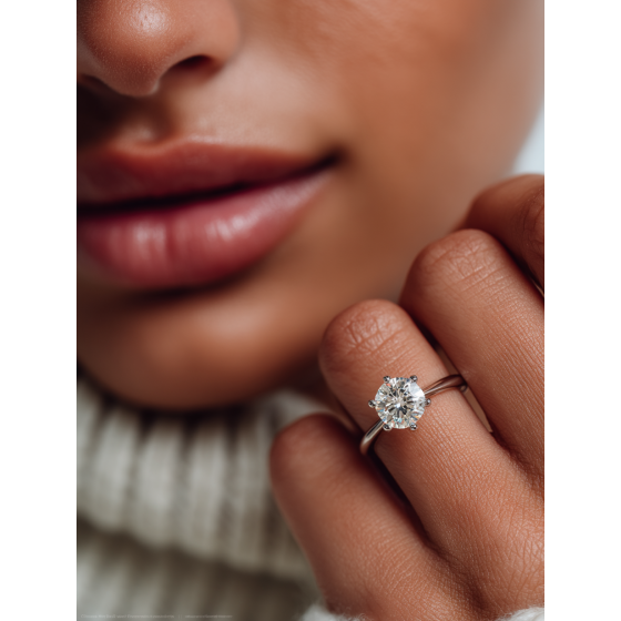 Round Diamond Engagement Ring