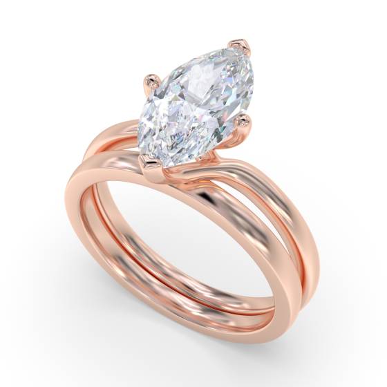 Marquise Diamond Engagement Ring