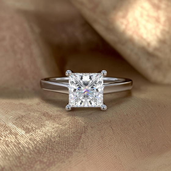 Princess Diamond Engagement Ring