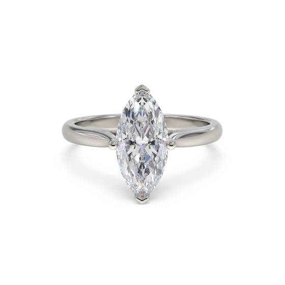 GIA Certified 0.90ct SI1/E Classic Marquise Diamond Engagement Ring