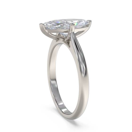 Classic Marquise Diamond Engagement Ring