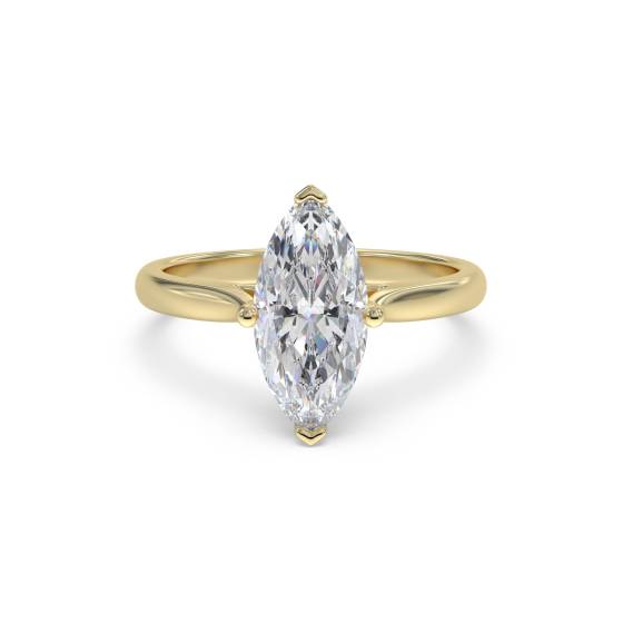 Classic Marquise Diamond Engagement Ring