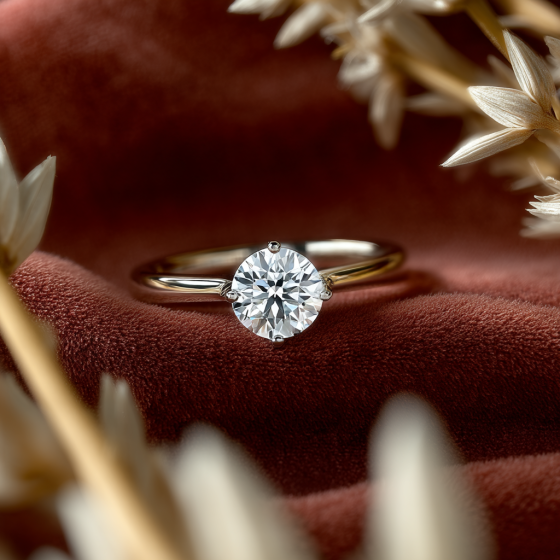 Round Diamond Engagement Ring