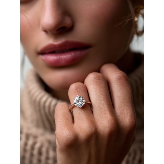 Round Diamond Engagement Ring